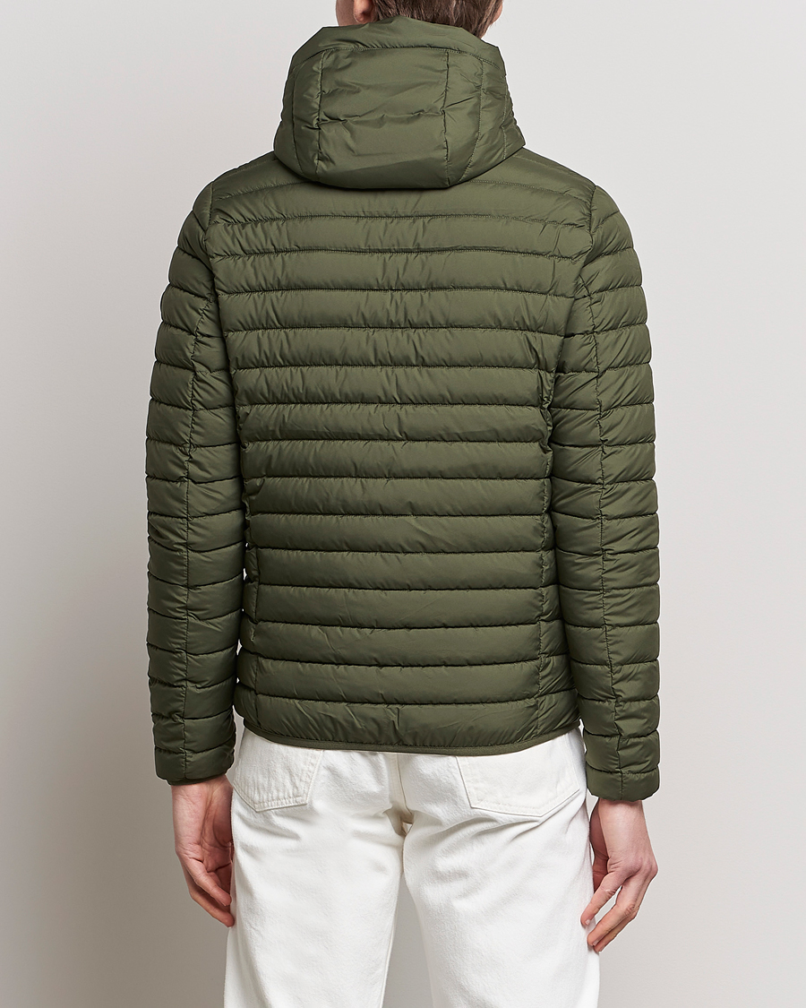 Herr | Jackor | Save The Duck | Luke Lightweight Matt Padded Hood Jacket Dusty Olive