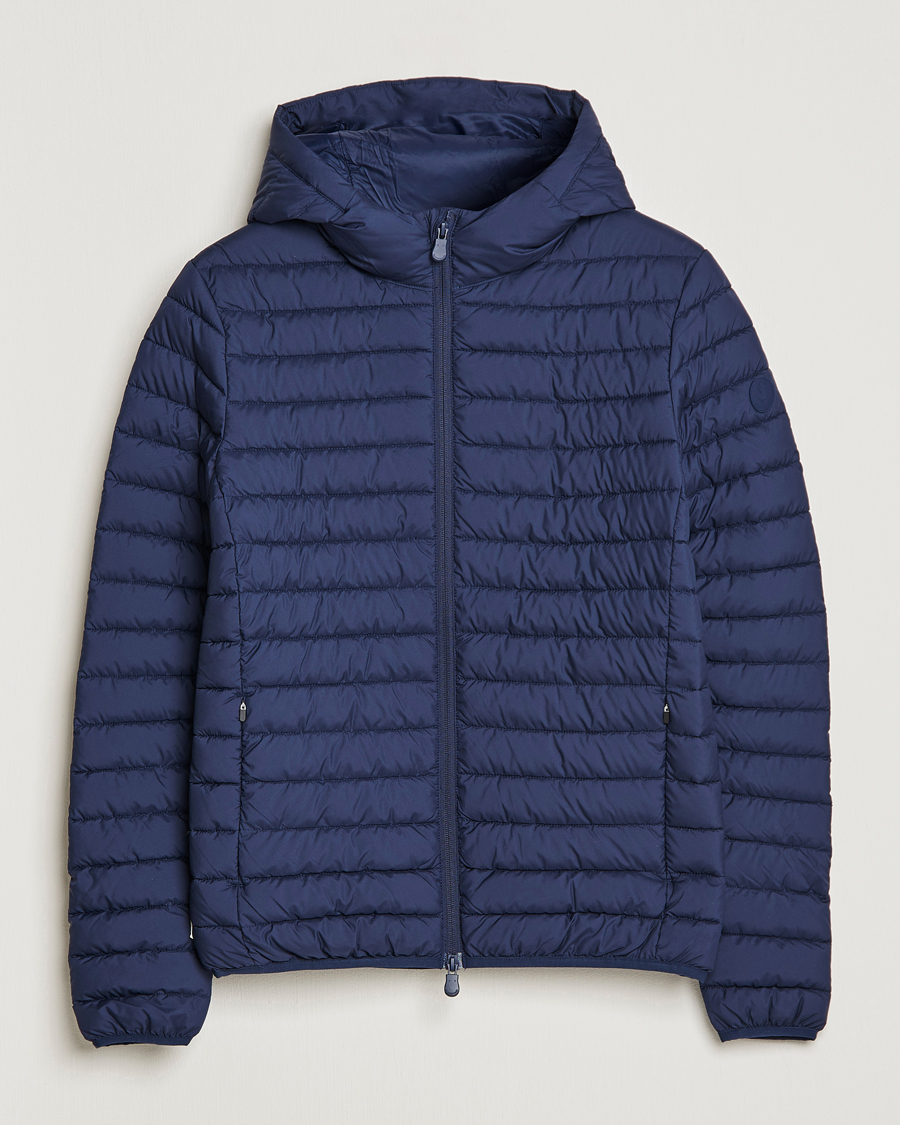 Herr | Jackor | Save The Duck | Luke Lightweight Matt Padded Hood Jacket Navy Blue