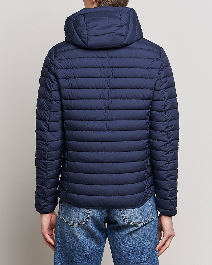 Herr | Jackor | Save The Duck | Luke Lightweight Matt Padded Hood Jacket Navy Blue