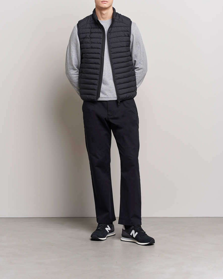 Herr | Jackor | Save The Duck | Leonard Lightweight Matt Padded Vest Black