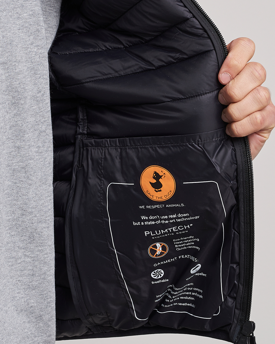 Herr | Jackor | Save The Duck | Leonard Lightweight Matt Padded Vest Black