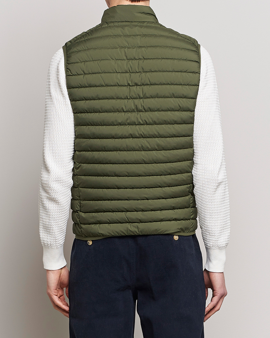 Herr | Västar | Save The Duck | Leonard Lightweight Matt Padded Vest Dusty Olive