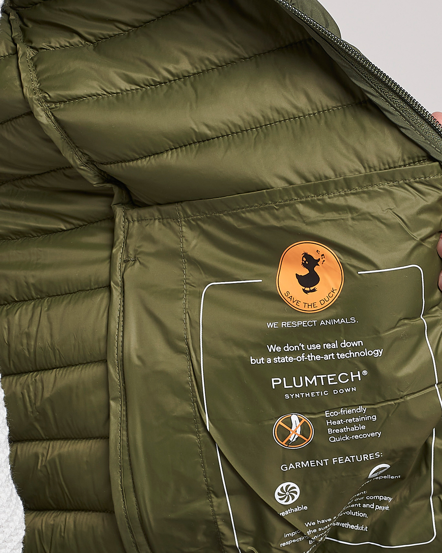 Herr | Västar | Save The Duck | Leonard Lightweight Matt Padded Vest Dusty Olive
