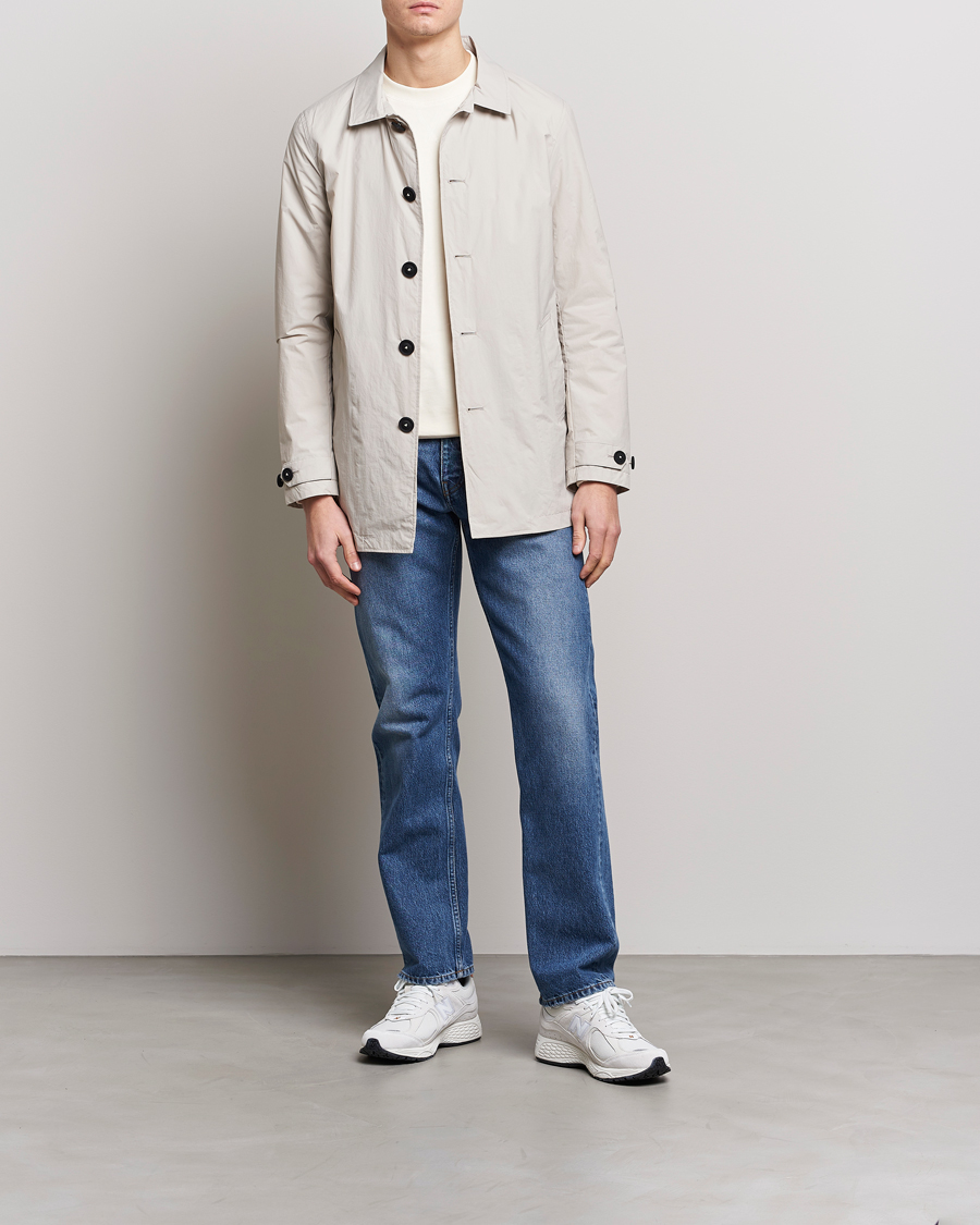 Herr | Jackor | Save The Duck | Hamilton Recycled Nylon Coat Rainy Beige