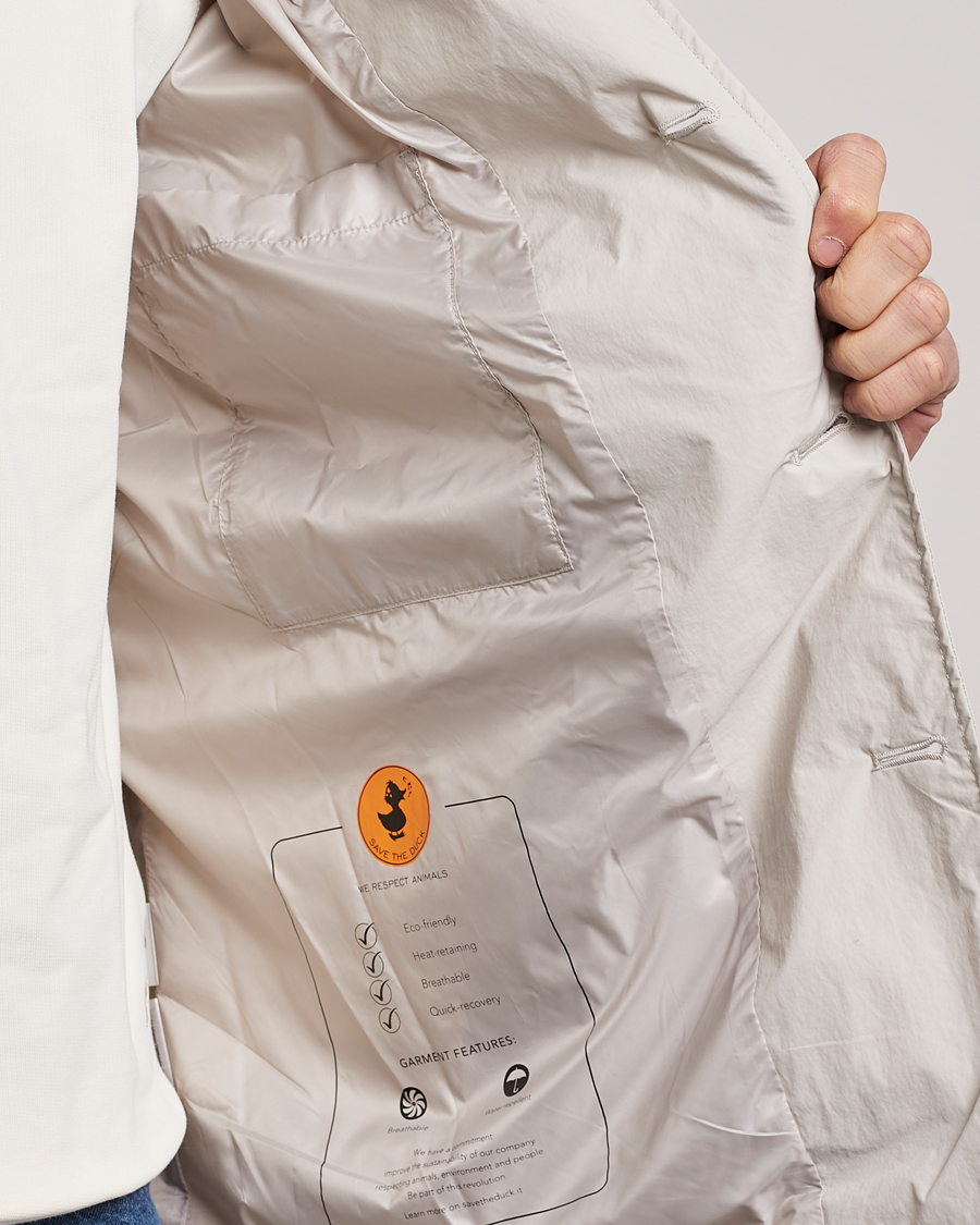 Herr | Jackor | Save The Duck | Hamilton Recycled Nylon Coat Rainy Beige