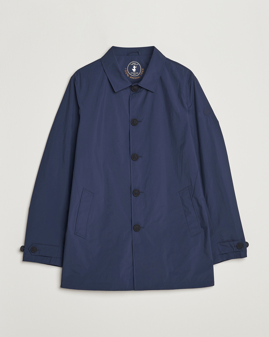 Herr | Jackor | Save The Duck | Hamilton Recycled Nylon Coat Navy Blue