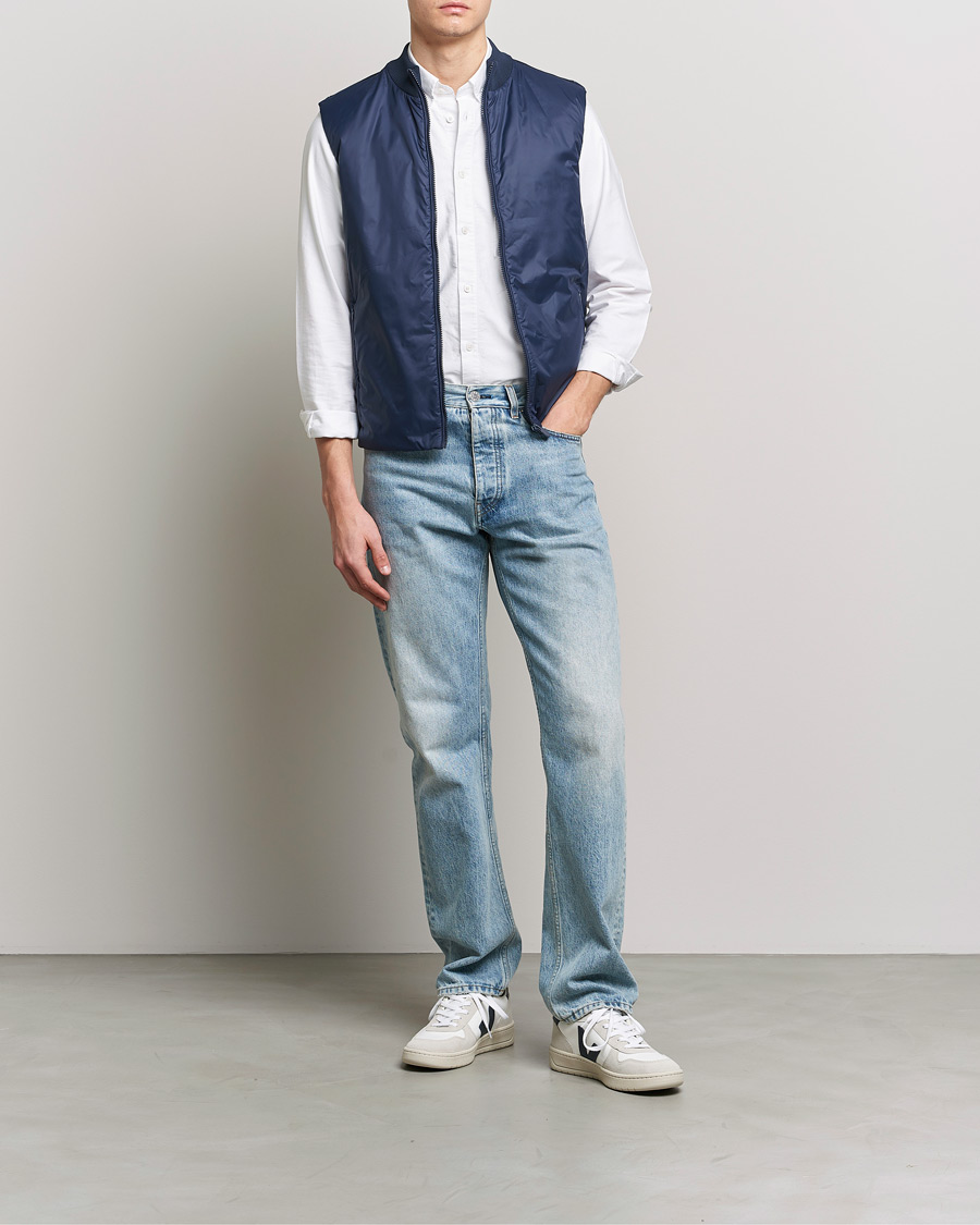 Herr | Västar | Save The Duck | Tucana Recycled Hybrid Vest Navy Blue