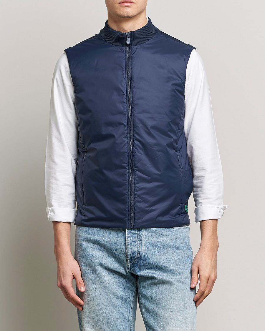 Herr | Västar | Save The Duck | Tucana Recycled Hybrid Vest Navy Blue