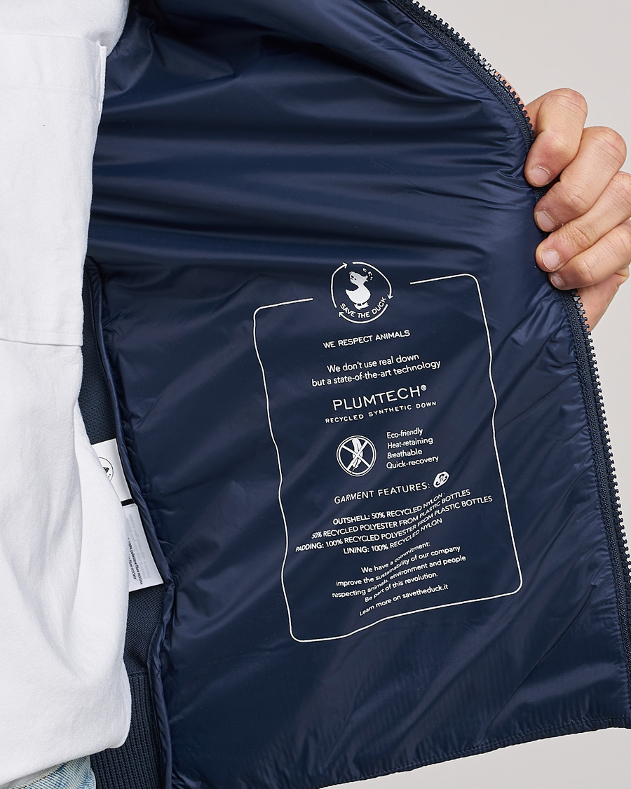 Herr | Västar | Save The Duck | Tucana Recycled Hybrid Vest Navy Blue
