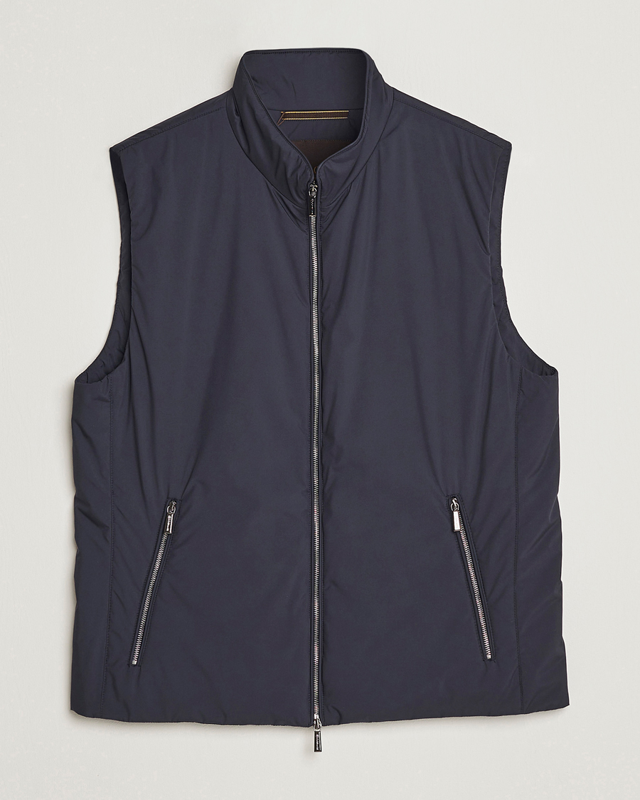 Herr | Jackor | MooRER | Senio Padded Vest Navy