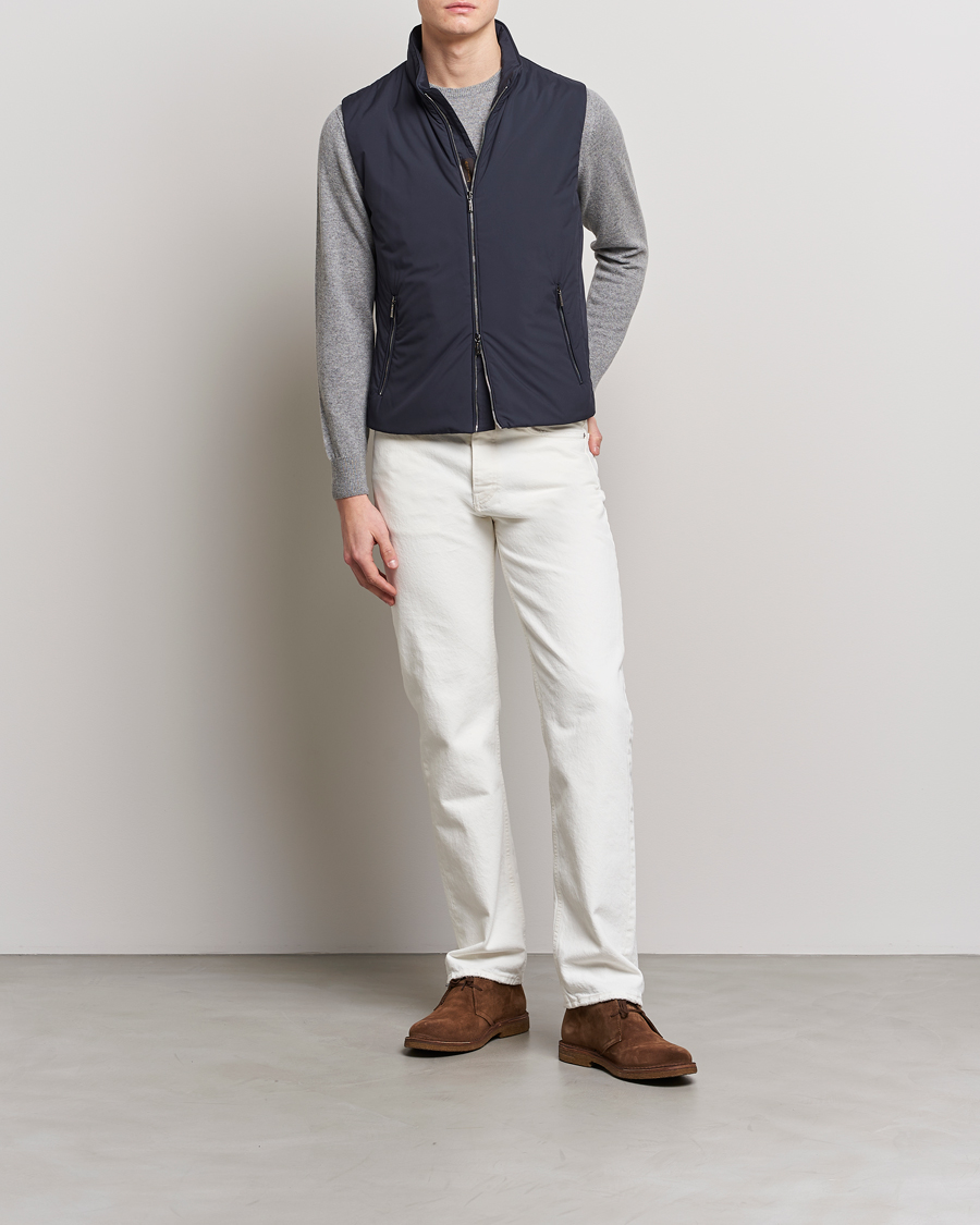Herr | Jackor | MooRER | Senio Padded Vest Navy
