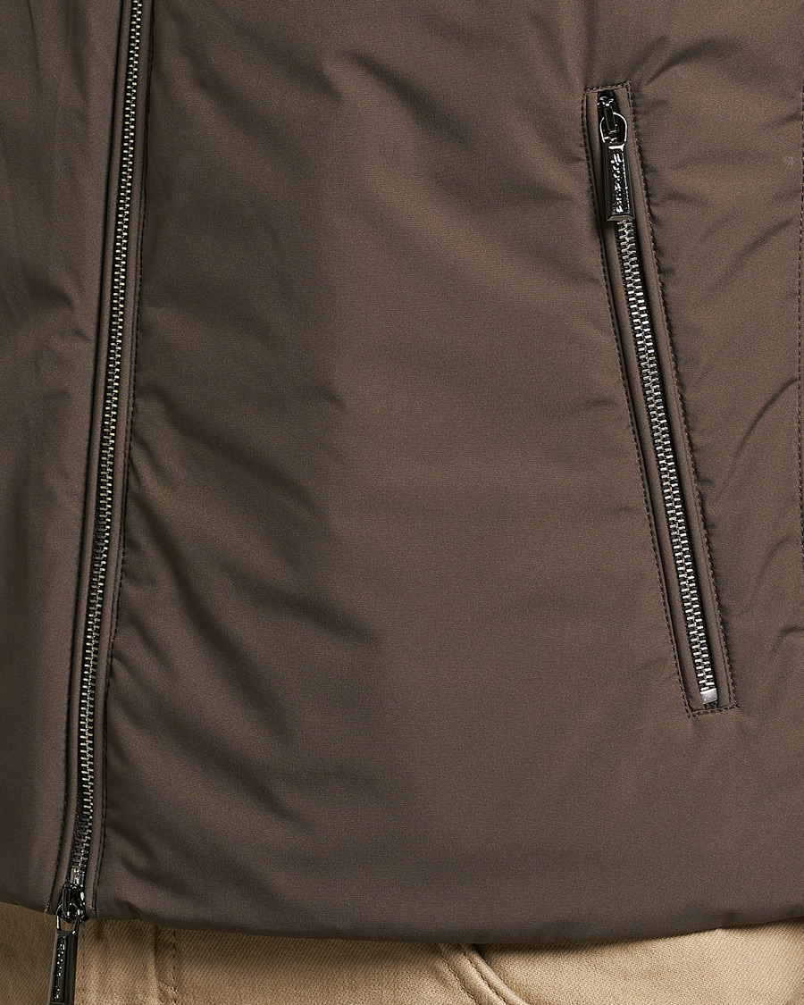 Herr | Västar | MooRER | Senio Padded Vest Brown