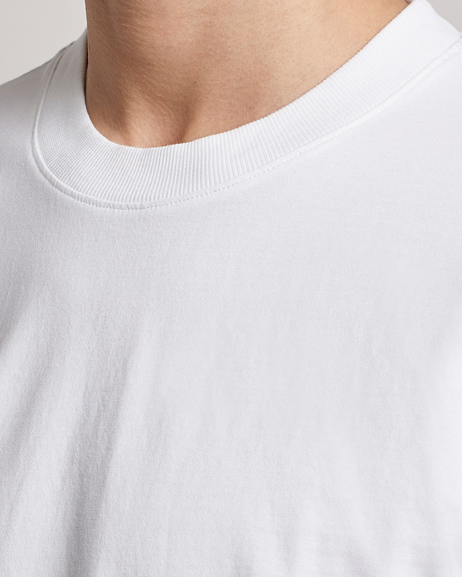 Herr | T-Shirts | NN07 | Adam Pima Crew Neck T-Shirt White