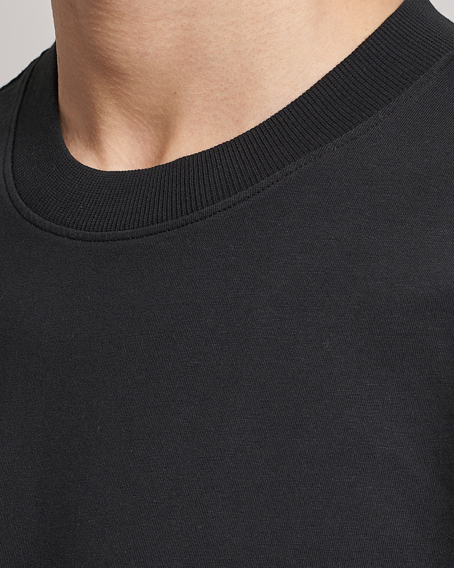 Herr | T-Shirts | NN07 | Adam Pima Crew Neck T-Shirt Black