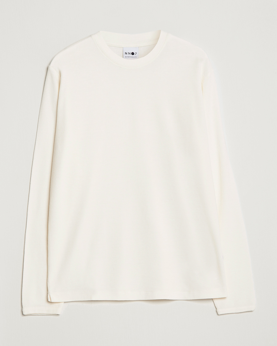 Herr | Tröjor | NN07 | Clive Knitted Sweater Egg White