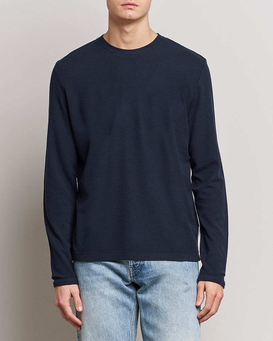 Herr | NN07 | NN07 | Clive Knitted Sweater Navy Blue