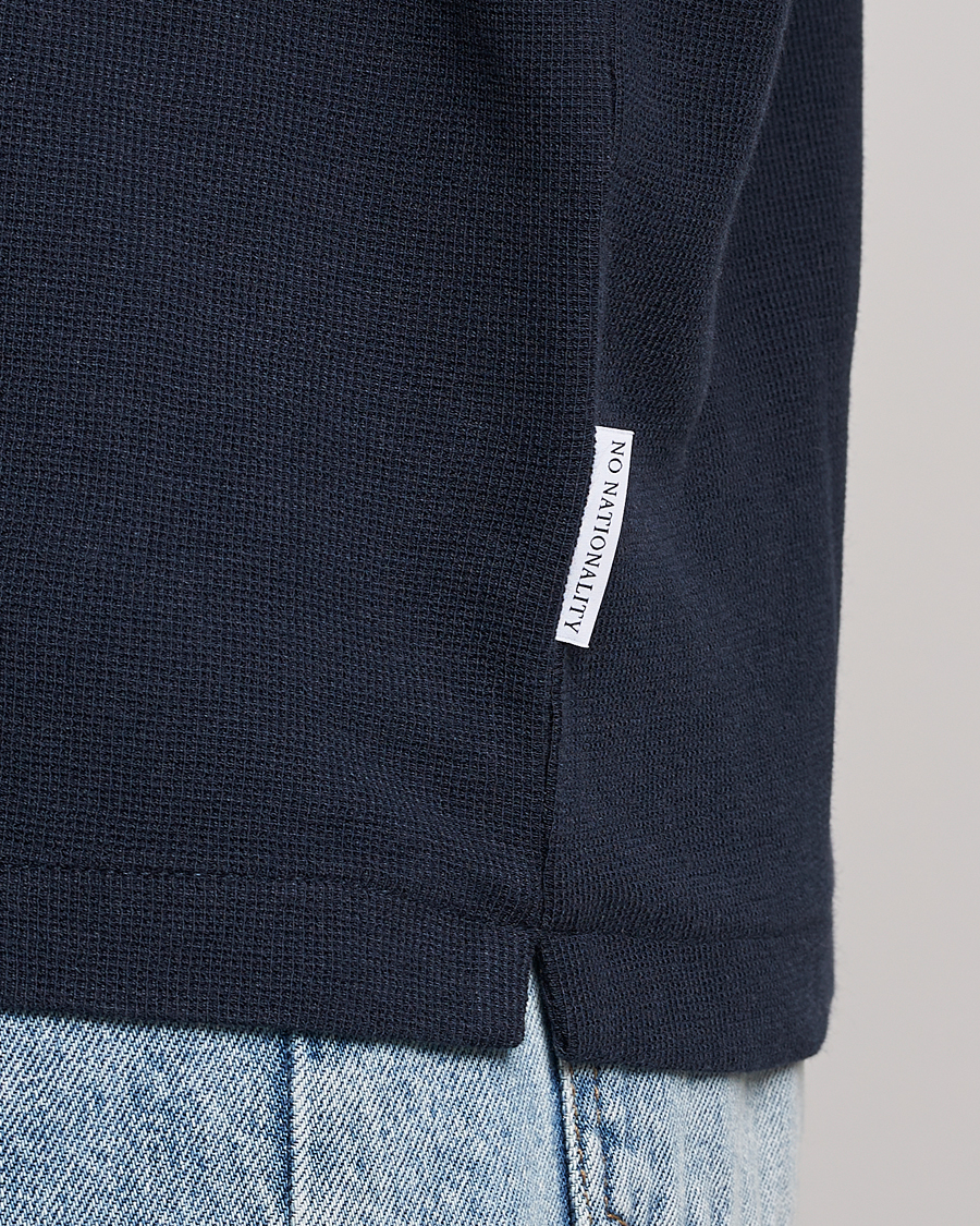 Herr | Tröjor | NN07 | Clive Knitted Sweater Navy Blue