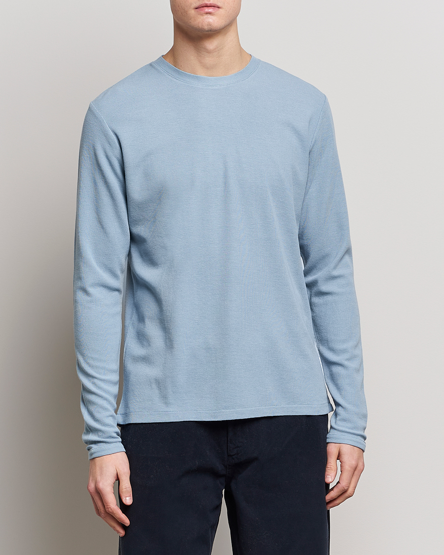 Herr |  | NN07 | Clive Knitted Sweater Ashley Blue