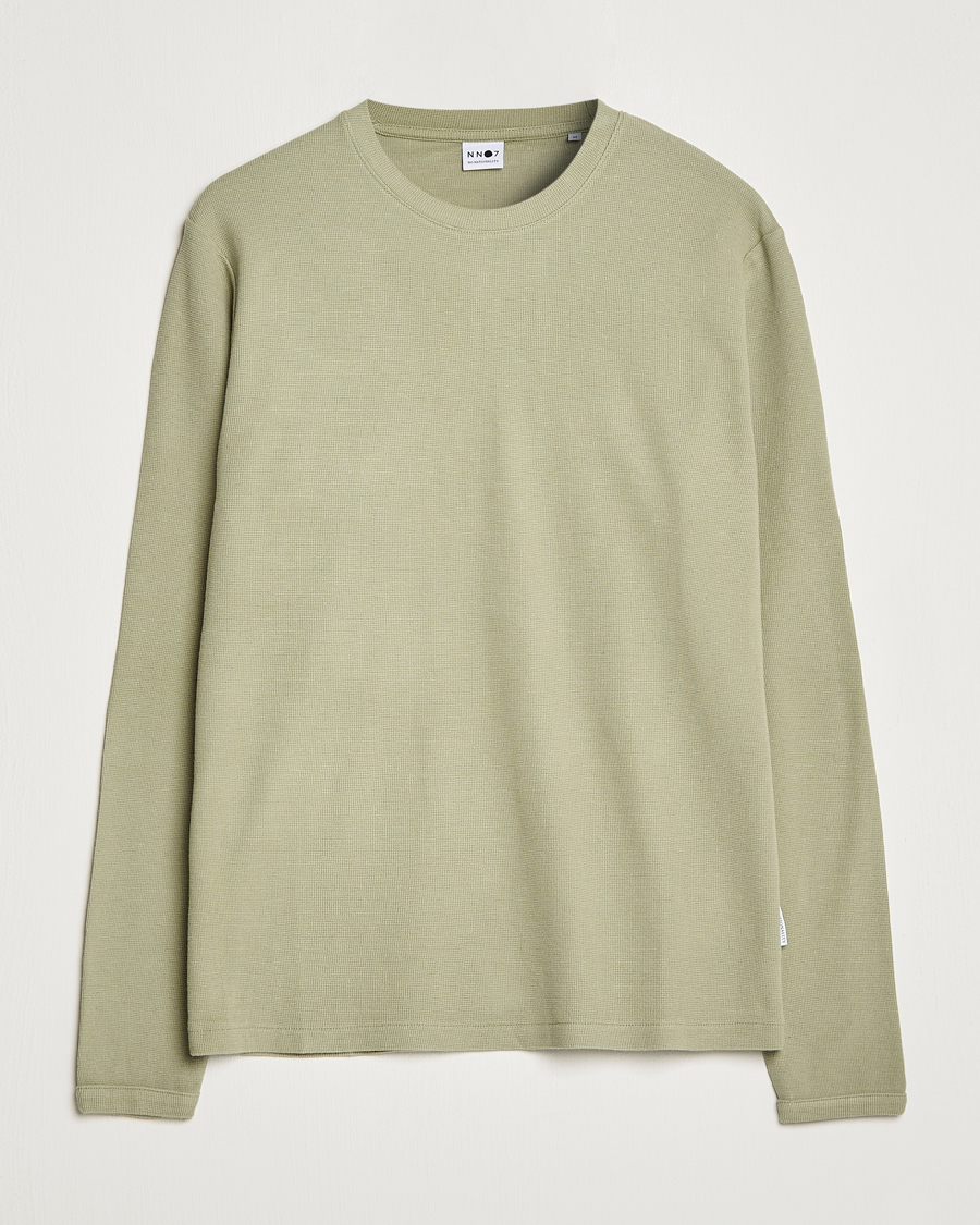 Herr | Tröjor | NN07 | Clive Knitted Sweater Pale Green