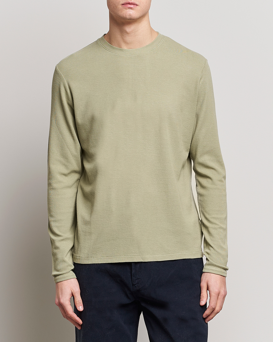 Herr | Tröjor | NN07 | Clive Knitted Sweater Pale Green