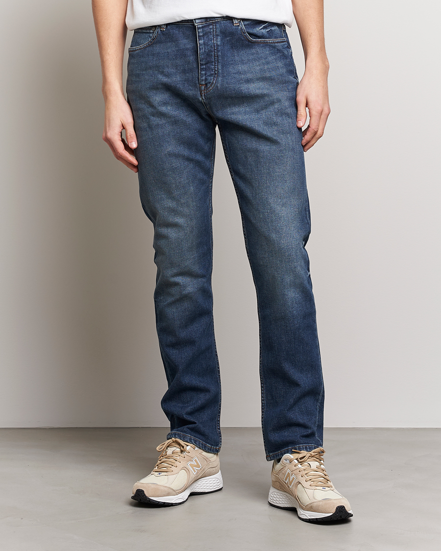 Herr | Blå jeans | NN07 | Johnny Stretch Jeans Dark Denim