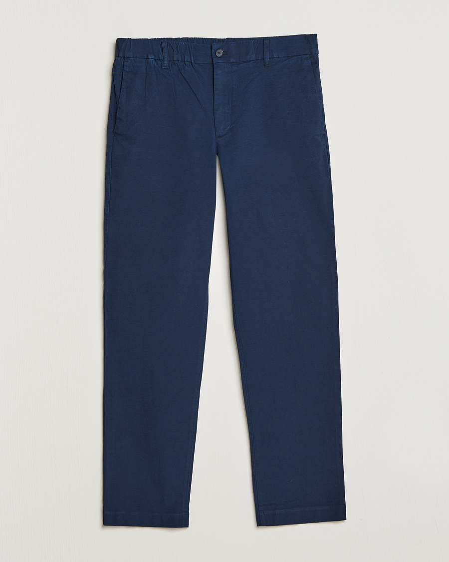 Herr | Byxor | NN07 | Theodore Comfort Pants Navy Blue