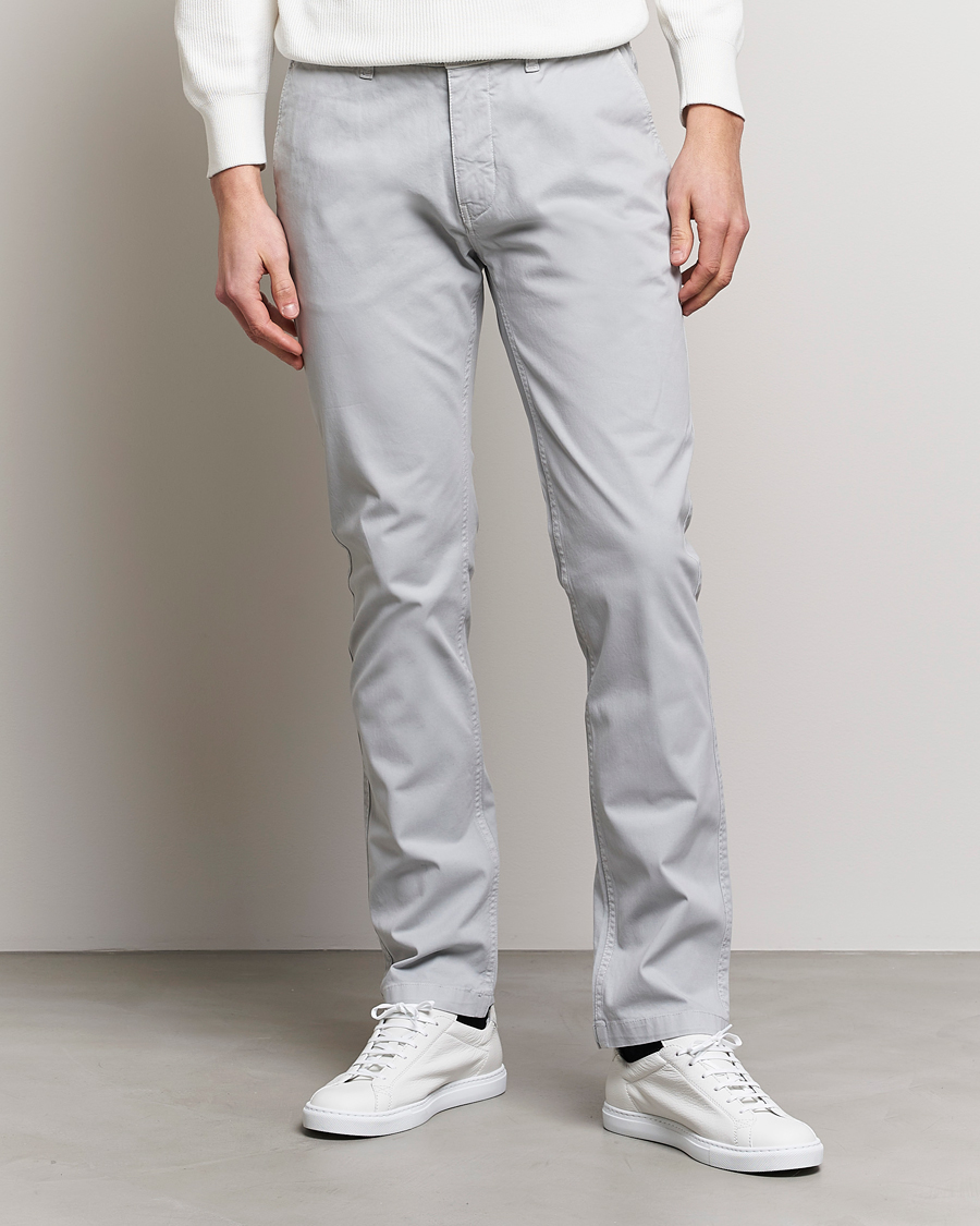 Herr | Byxor | NN07 | Marco Slim Fit Stretch Chinos Harbour Mist
