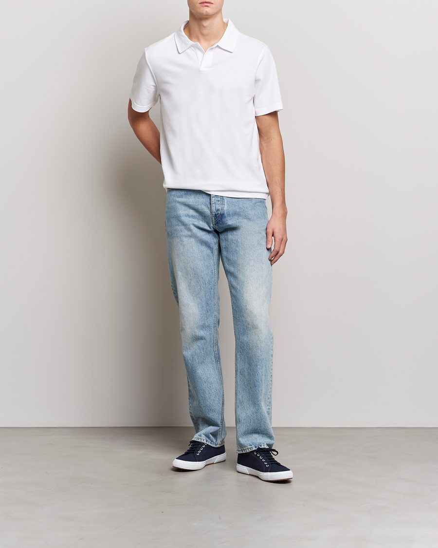 Herr | Pikéer | NN07 | Ross Polo White