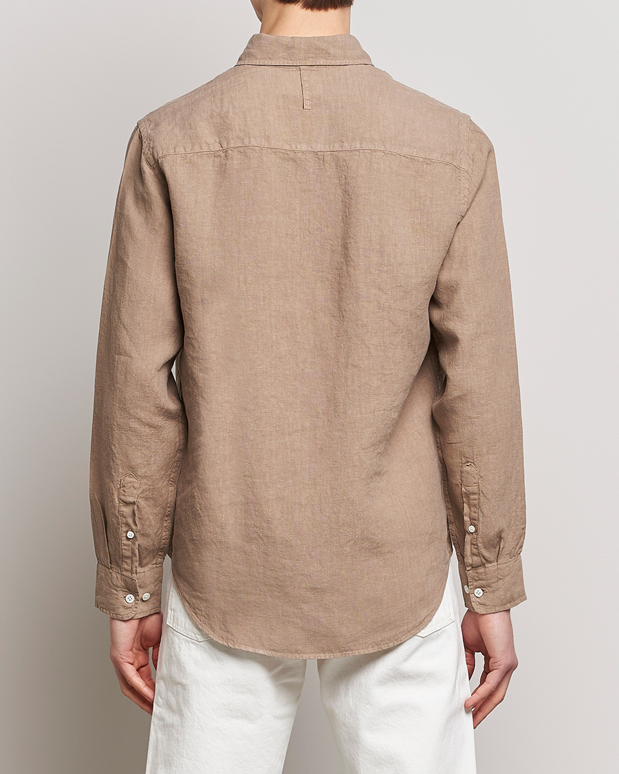 Herr | Skjortor | NN07 | Arne Linen Shirt Greige