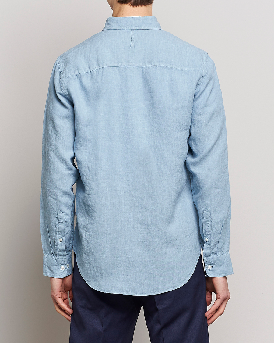 Herr | Skjortor | NN07 | Arne Linen Shirt Ashley Blue