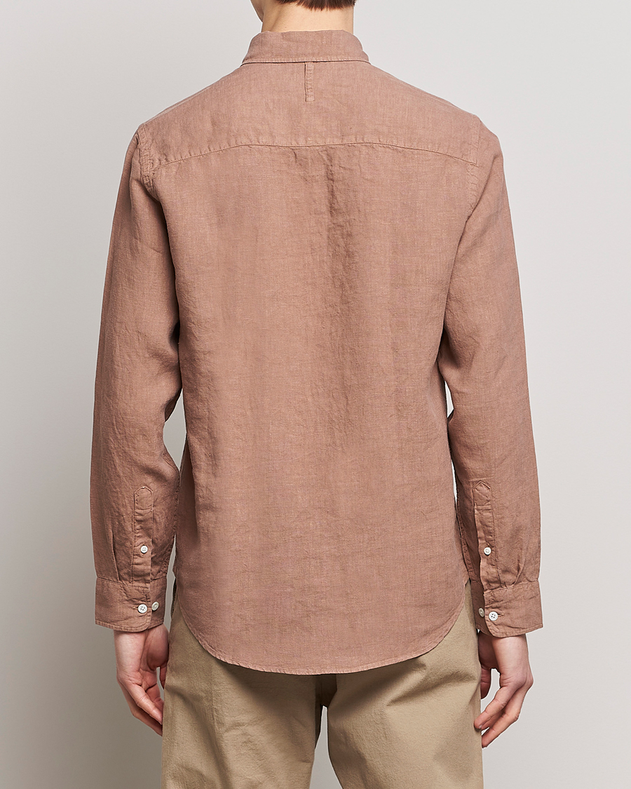 Herr | Skjortor | NN07 | Arne Linen Shirt Nougat