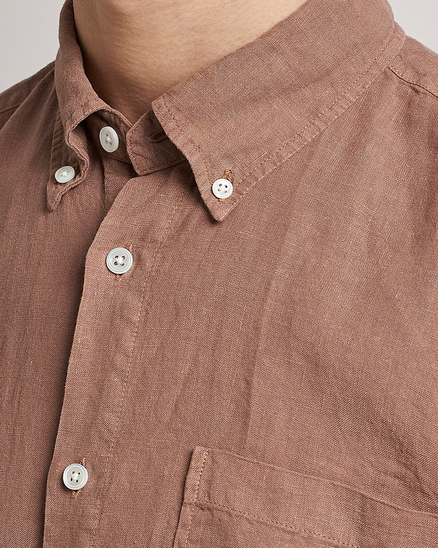 Herr | Skjortor | NN07 | Arne Linen Shirt Nougat