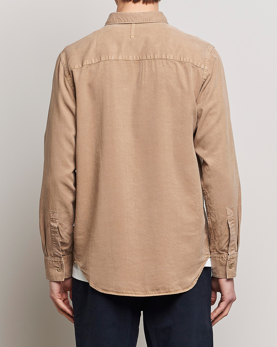 Herr | Skjortor | NN07 | Cohen Tencel Shirt Greige
