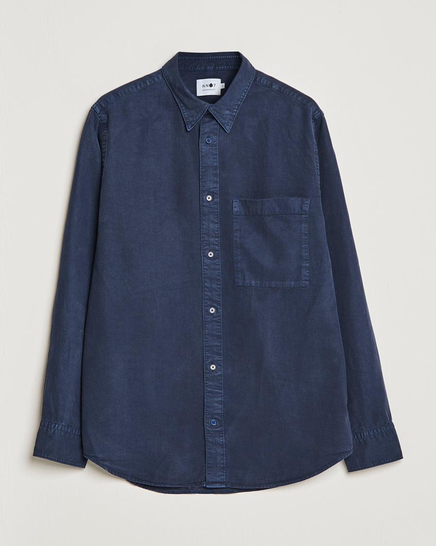 Herr | Skjortor | NN07 | Cohen Tencel Shirt Sargasso Sea