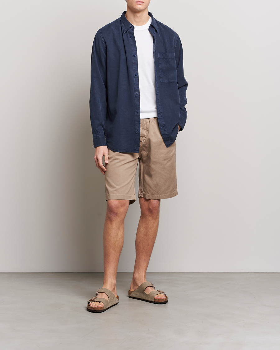 Herr | Skjortor | NN07 | Cohen Tencel Shirt Sargasso Sea