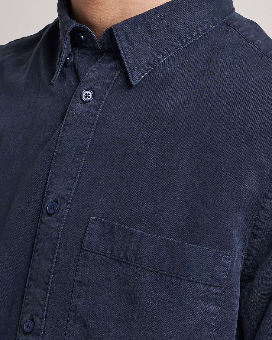 Herr | Skjortor | NN07 | Cohen Tencel Shirt Sargasso Sea