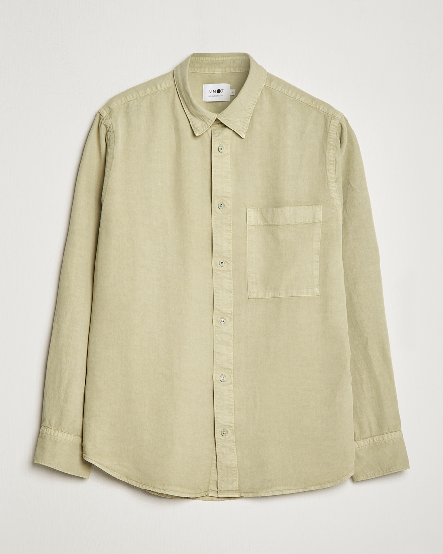 Herr | Skjortor | NN07 | Cohen Tencel Shirt Pale Green