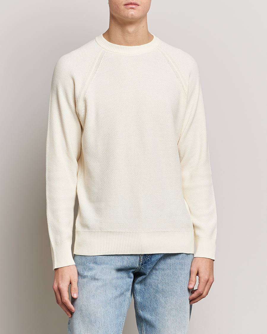 Herr |  | NN07 | Brandon Cotton Knitted Sweater Ecru