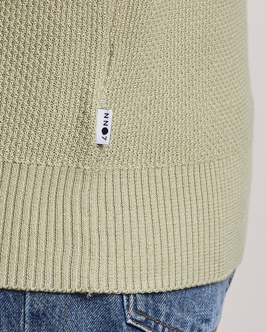 Herr | Tröjor | NN07 | Brandon Cotton Knitted Sweater Pale Green