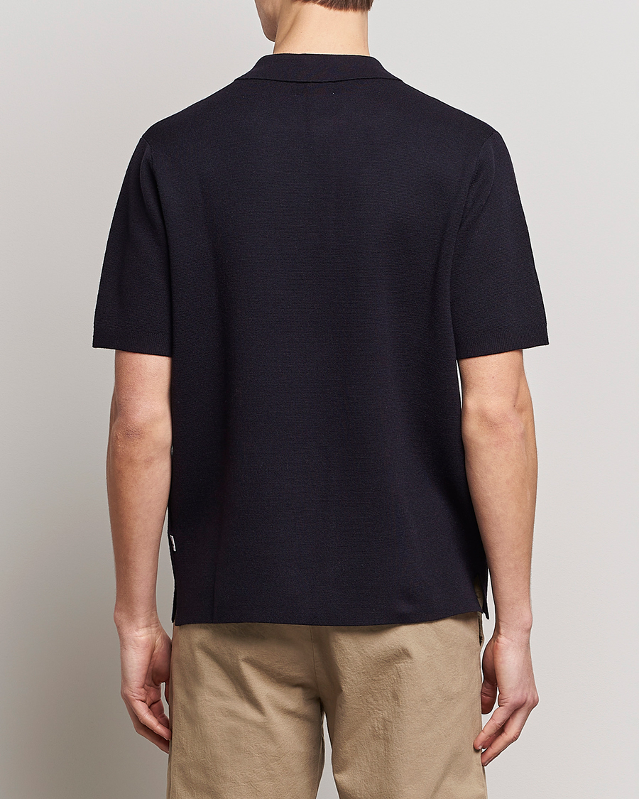 Herr | Pikéer | NN07 | Harald Knitted Polo Navy Blue