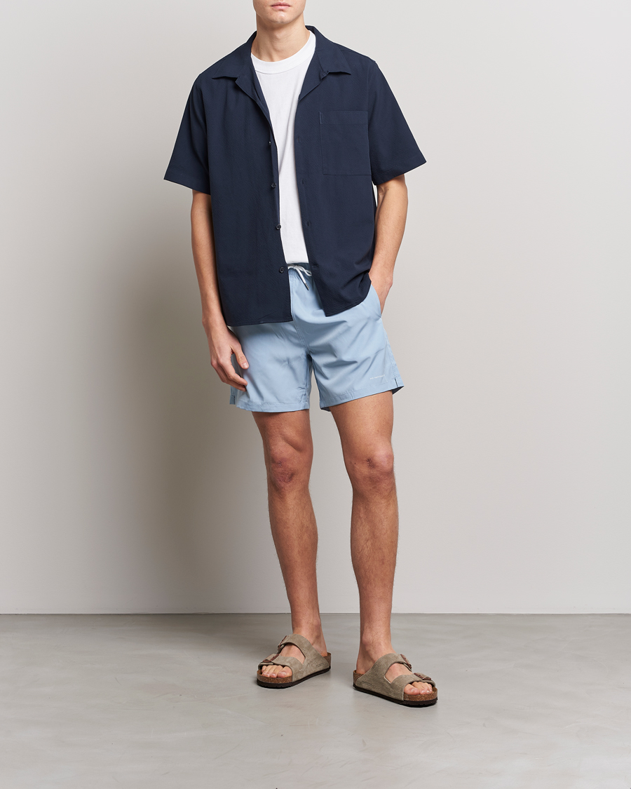 Herr | Badbyxor | NN07 | Jules Swimshorts Ashley Blue