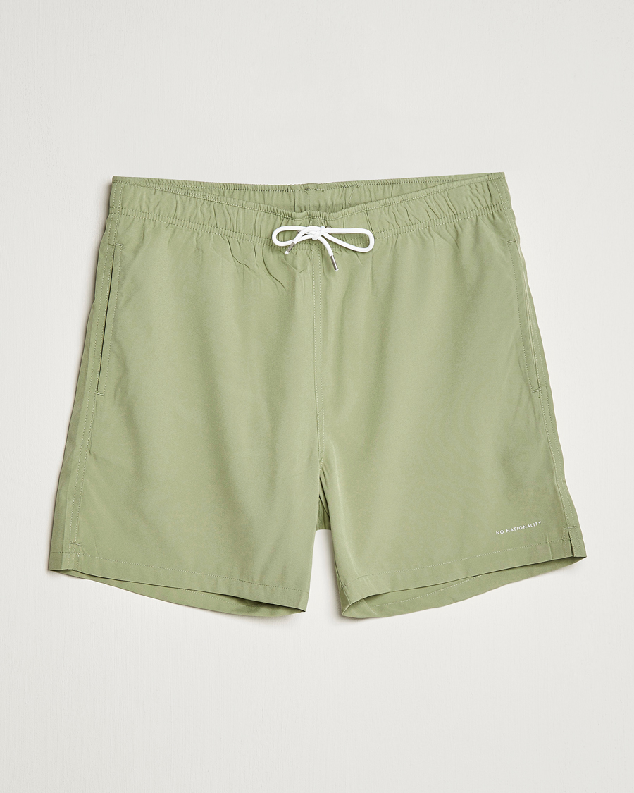 Herr | Badbyxor | NN07 | Jules Swimshorts Pale Green