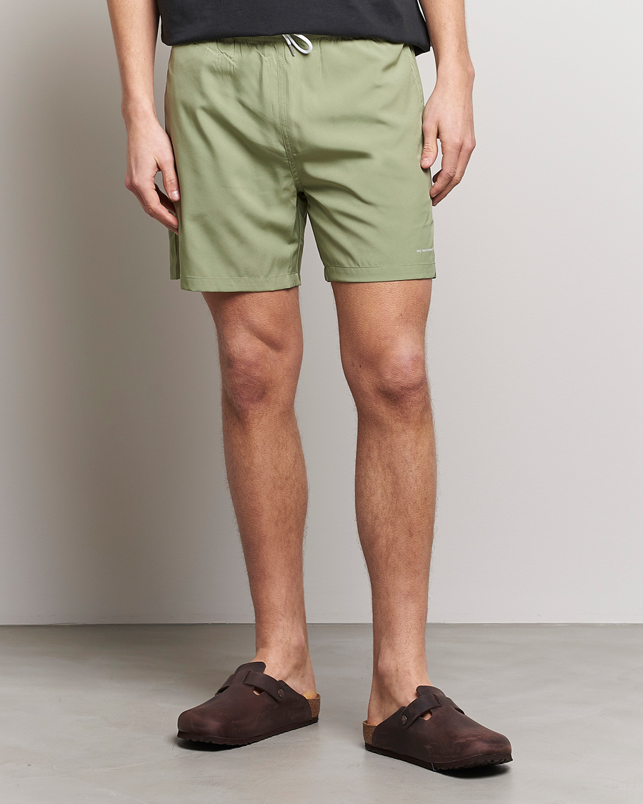 Herr | Badbyxor | NN07 | Jules Swimshorts Pale Green