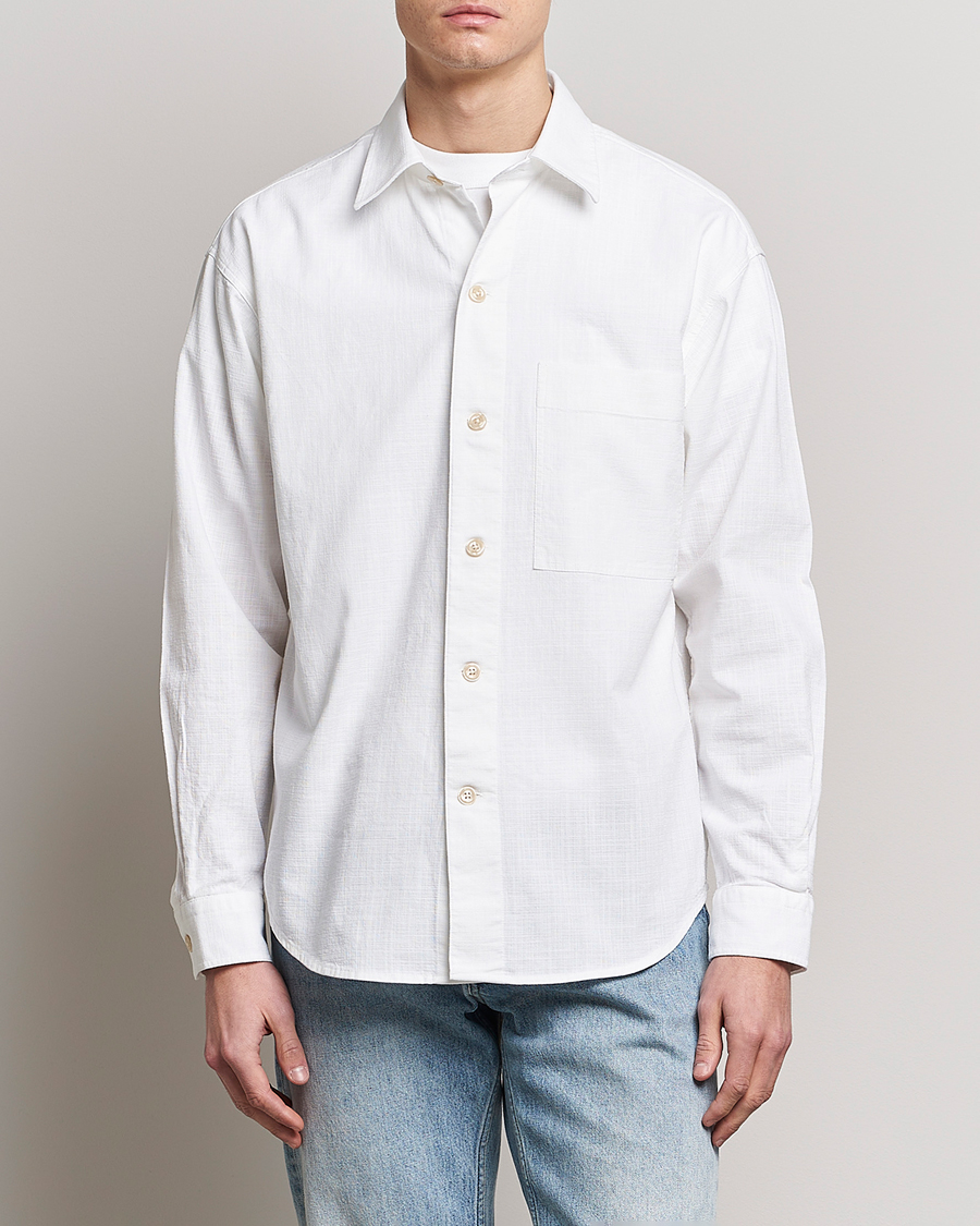 Herr | Skjortor | NN07 | Adwin Cotton Pocket Shirt Off White