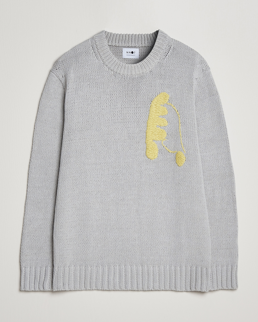 Herr | Tröjor | NN07 | Jasper Knitted Sweater Harbour Mist