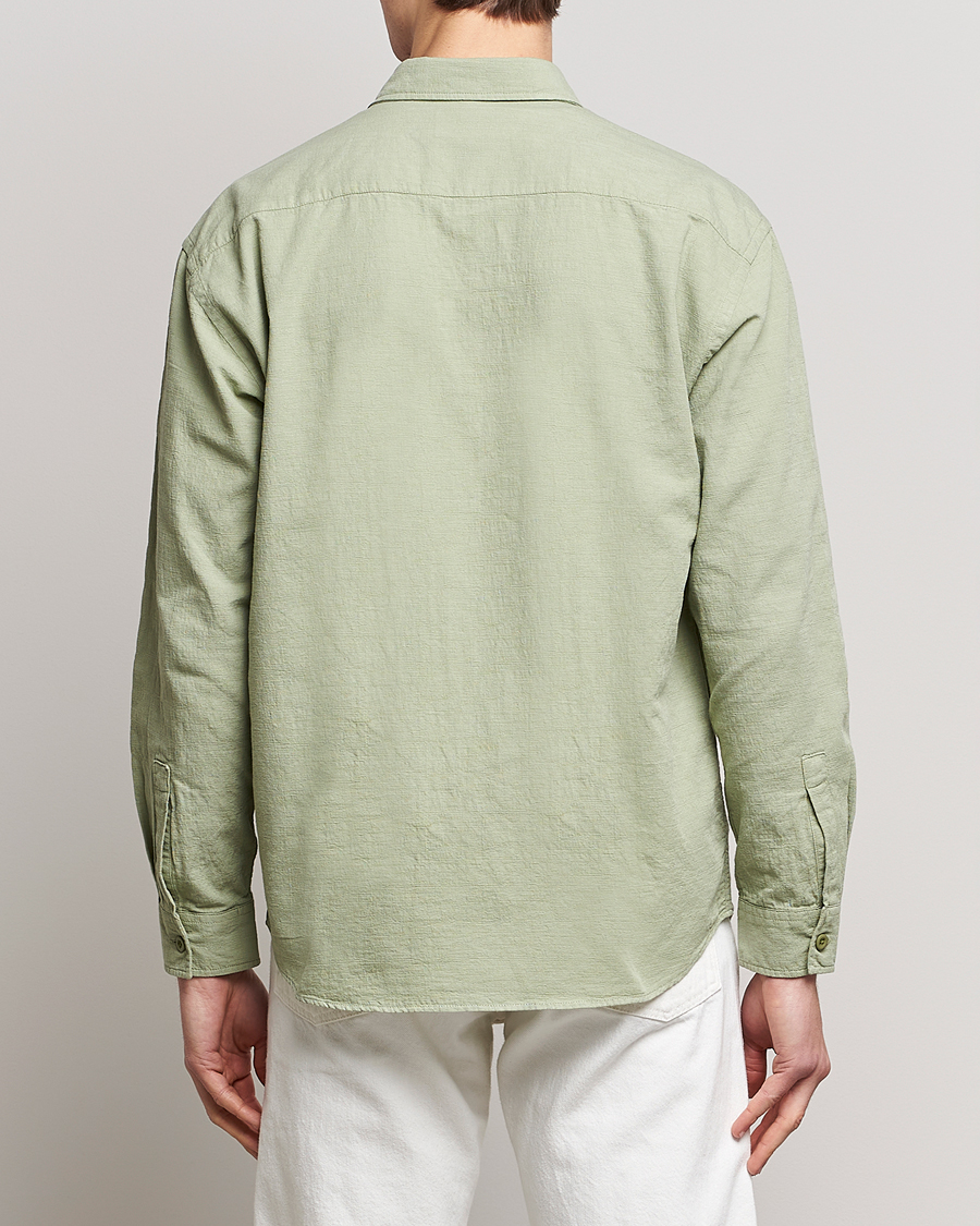 Herr | Skjortor | NN07 | Deon Jacquard Shirt Pale Green