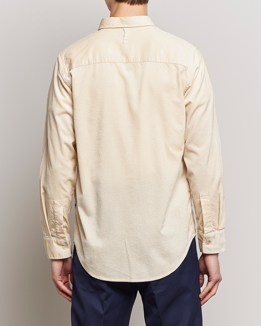 Herr | Skjortor | NN07 | Cohen Tencel Corduroy Shirt Ecru
