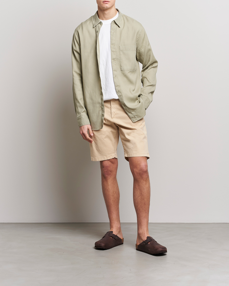 Herr | Skjortor | NN07 | Cohen Summer Cord Shirt Pale Green