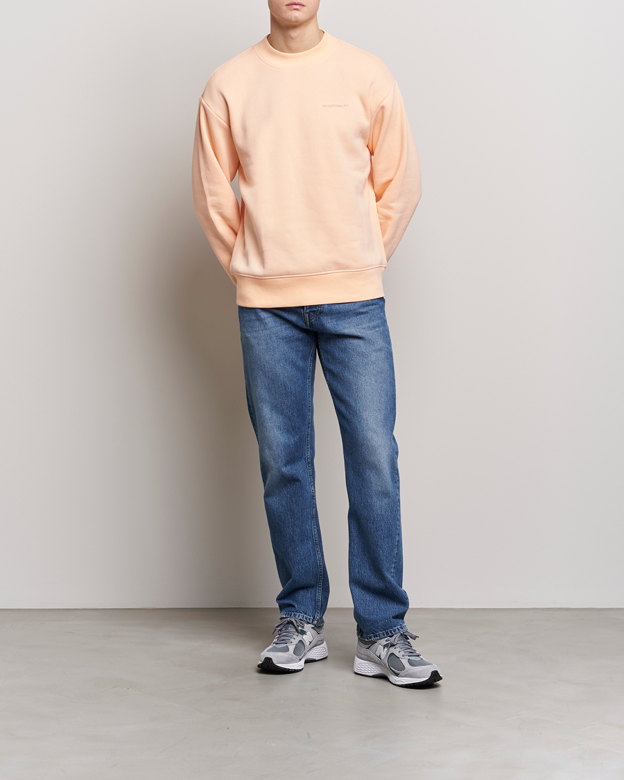 Herr | Tröjor | NN07 | Briggs Mock Neck Sweater Prairy Sunset