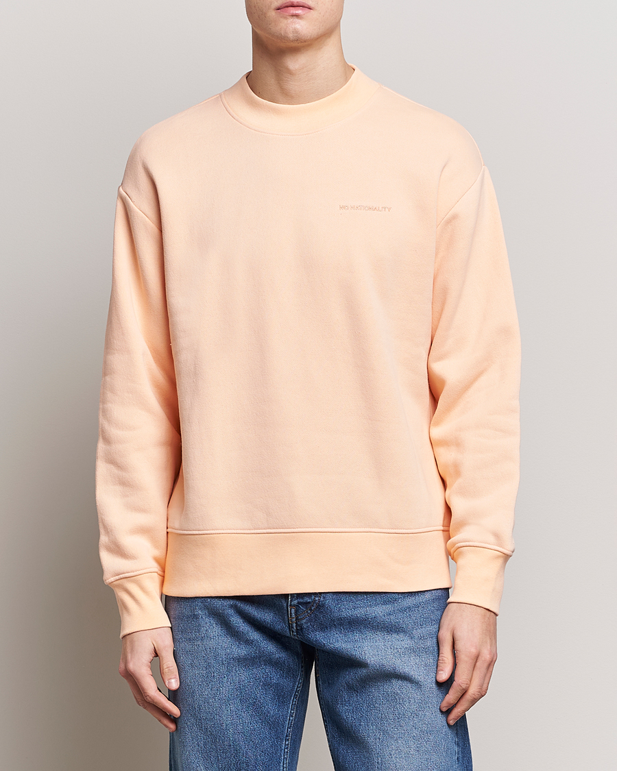 Herr | Tröjor | NN07 | Briggs Mock Neck Sweater Prairy Sunset